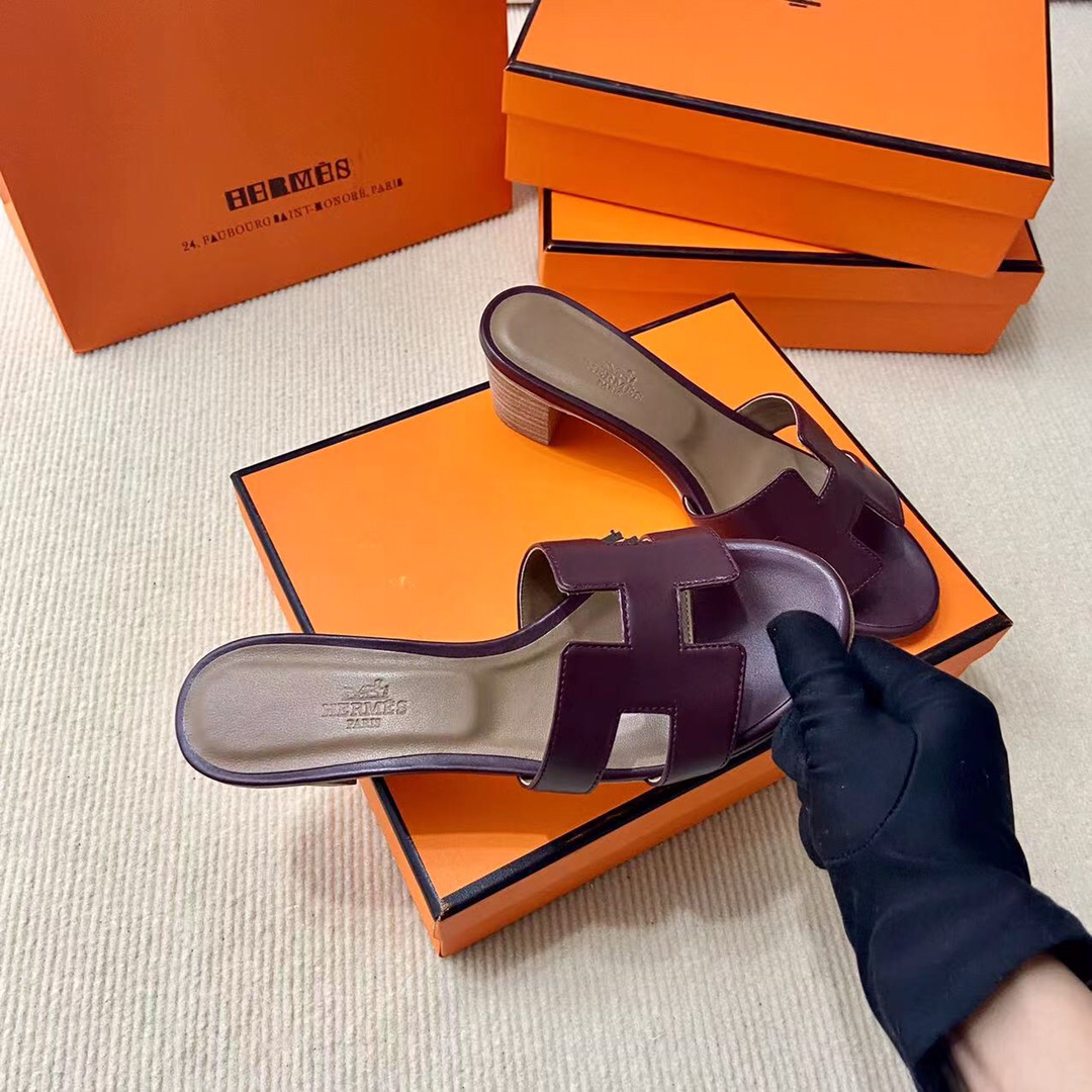 에르메스 올수공 오아시스 슬리퍼 샌들 스위프트 41